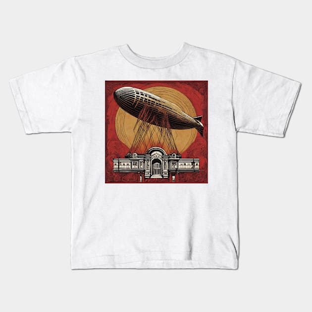 led zepplin mothership Kids T-Shirt by badrhijri